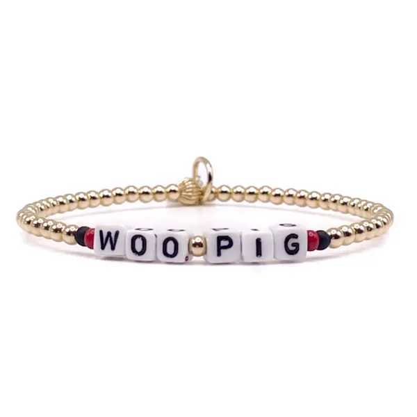 BOWOOD LANE CUSTOM BRACELET - WOO PIG - SMALL, 6.5" Puckett's Fine Jewelry Benton, KY