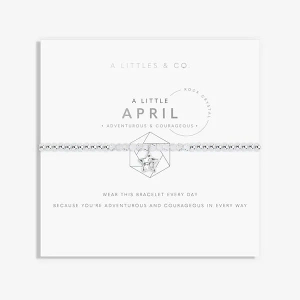 KATIE LOXTON A LITTLE BIRTHSTONE APRIL BRACELET Puckett's Fine Jewelry Benton, KY