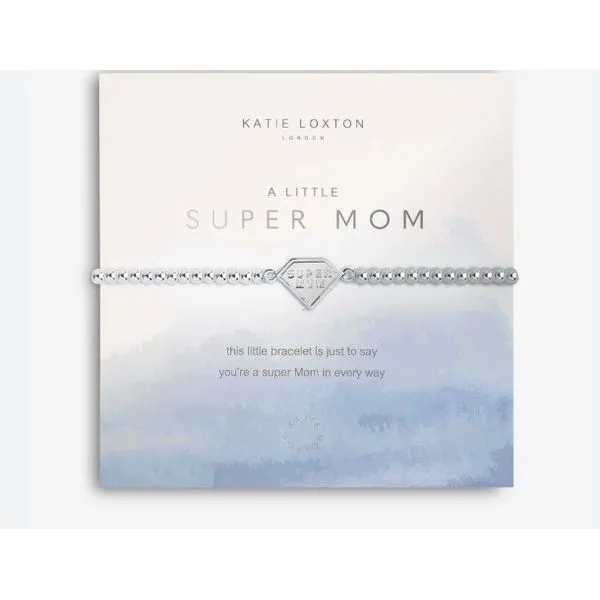 Katie Loxton A Little Super Mom Bracelet - Silver Tone Puckett's Fine Jewelry Benton, KY