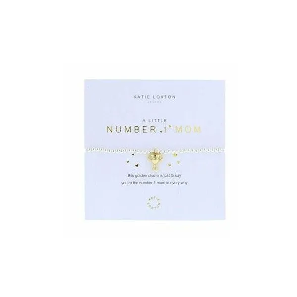 KATIE LOXTON A LITTLE NUMBER 1 MOM BRACELET Puckett's Fine Jewelry Benton, KY