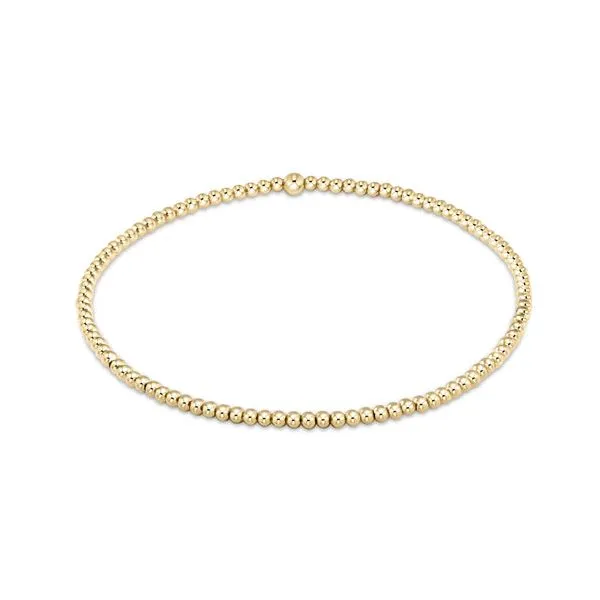 ENewton EGirl Classic Gold 2MM Bead Bracelet Puckett's Fine Jewelry Benton, KY