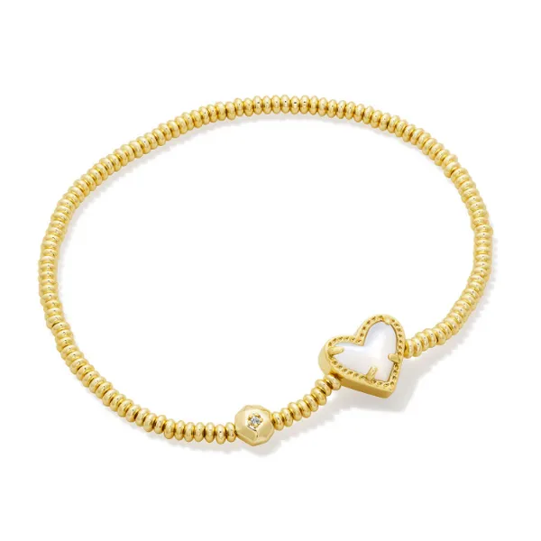 Kendra Scott Ari Heart Stretch Bracelet Puckett's Fine Jewelry Benton, KY