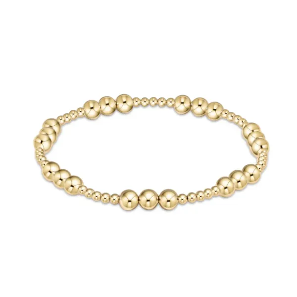 Enewton Classic Joy Pattern 5mm Bead Bracelet - Gold Puckett's Fine Jewelry Benton, KY