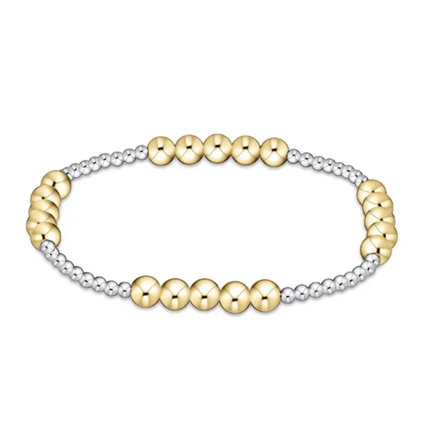 Enewton Classic Blissful Pattern 2.5mm/5mm Bead Bracelet - Mixed Metal Puckett's Fine Jewelry Benton, KY
