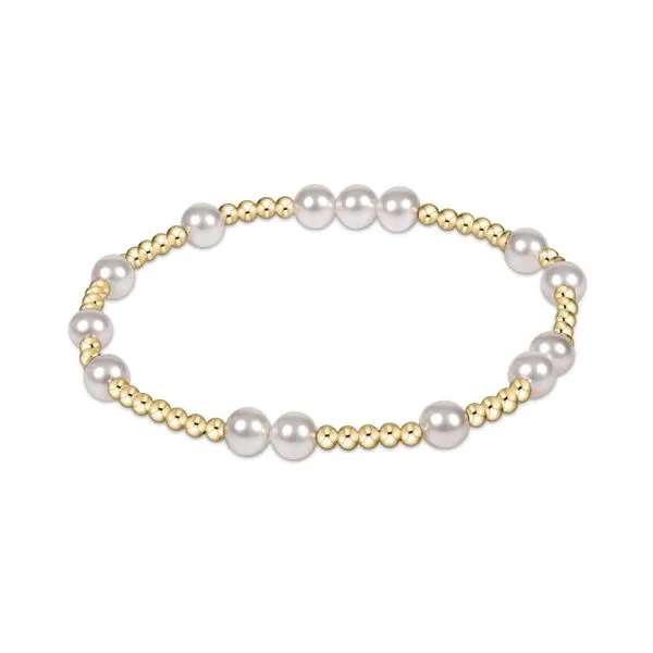 E NEWTON HOPE UNWRITTEN 6MM BEAD BRACELET - PEARL Puckett's Fine Jewelry Benton, KY