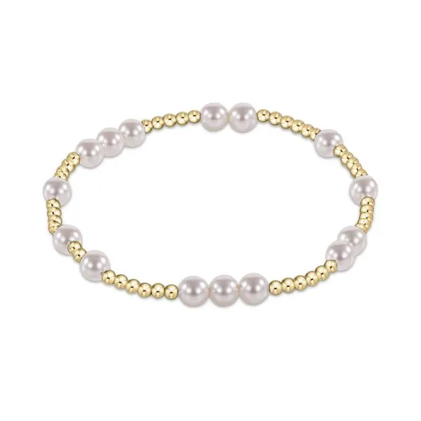 E NEWTON HOPE UNWRITTEN 5MM BEAD BRACELET - PEARL Puckett's Fine Jewelry Benton, KY