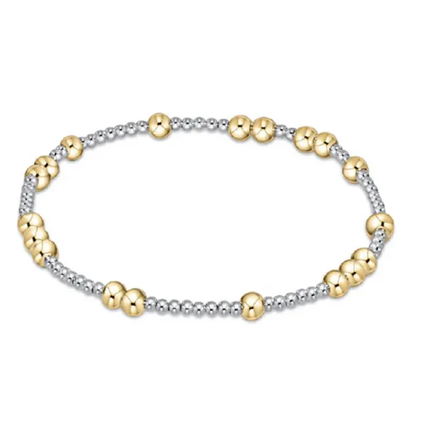 E NEWTON HOPE UNWRITTEN 4MM BEAD BRACELET - MIXED METAL Puckett's Fine Jewelry Benton, KY