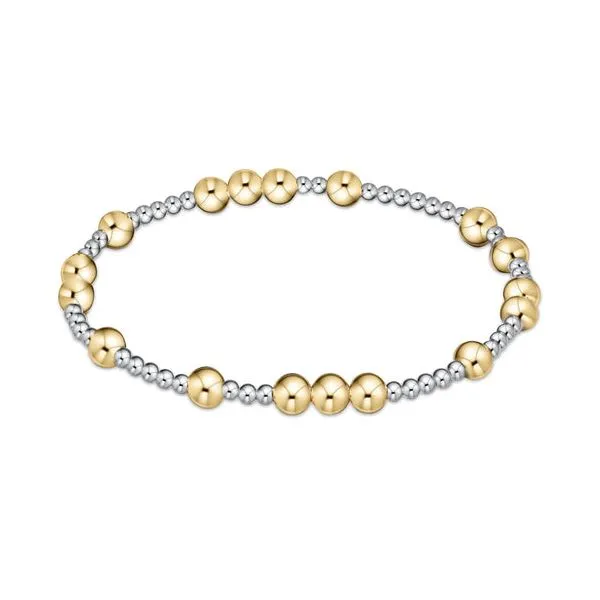 E NEWTON HOPE UNWRITTEN 5MM BEAD BRACELET - MIXED METAL Puckett's Fine Jewelry Benton, KY