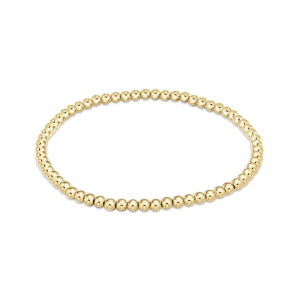 E NEWTON CLASSIC GOLD 3MM BEAD BRACELET--GOLD FILL Puckett's Fine Jewelry Benton, KY