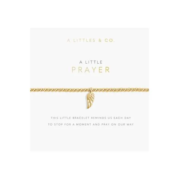 A LITTLE PRAYER GOLD STRETCH BRACELET Puckett's Fine Jewelry Benton, KY