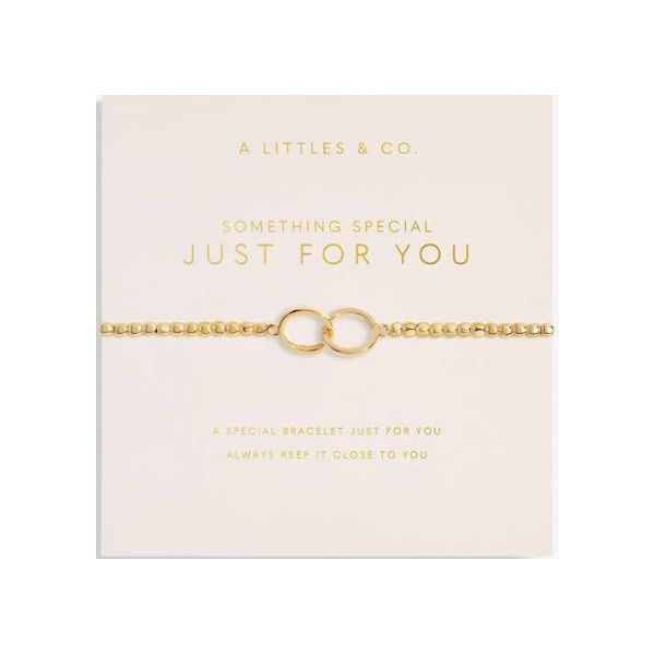 A LITTLE FOREVER YOURS SOMETHING SPECIAL FOR YOU GOLD STRETH BRACELET Puckett's Fine Jewelry Benton, KY