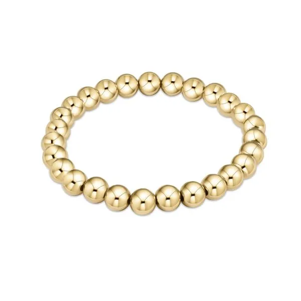 E NEWTON CLASSIC GOLD 7MM BEAD BRACELET Puckett's Fine Jewelry Benton, KY