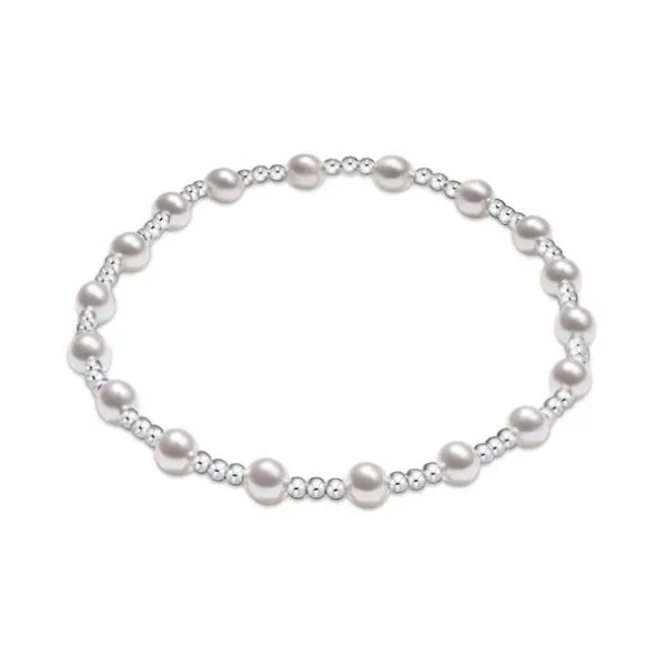 ENEWTON PEARL SINCERITY PATTERN 4MM BEAD BRACELET, 6MM STERLING Puckett's Fine Jewelry Benton, KY