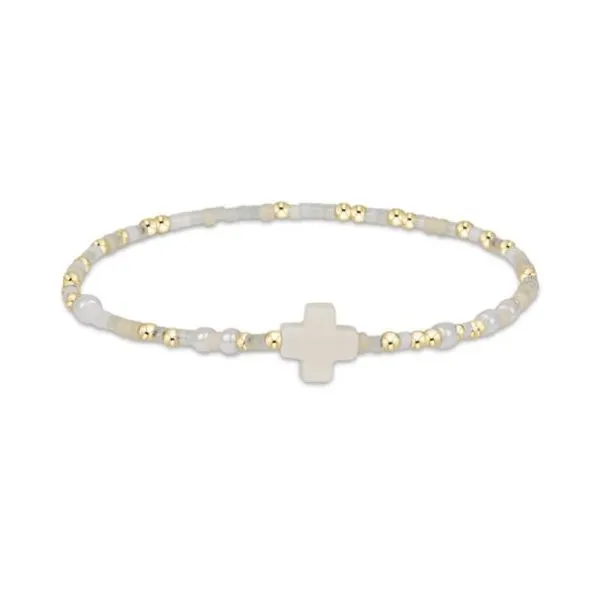 ENEWTON BRACELET, HOPE UNWRITTEN SIGNATURE CROSS - CALL ME ON MY SHELLPHONE Puckett's Fine Jewelry Benton, KY