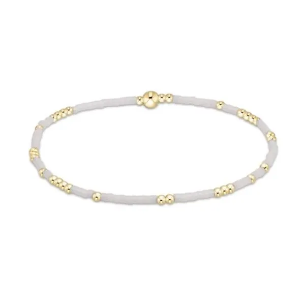 E NEWTON HOPE UNWRITTEN BRACELET--WHITE Puckett's Fine Jewelry Benton, KY