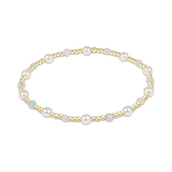 ENEWTON PEARL SINCERITY PATTERN 4MM BEAD BRACELET- HOT MESS SS25 Puckett's Fine Jewelry Benton, KY