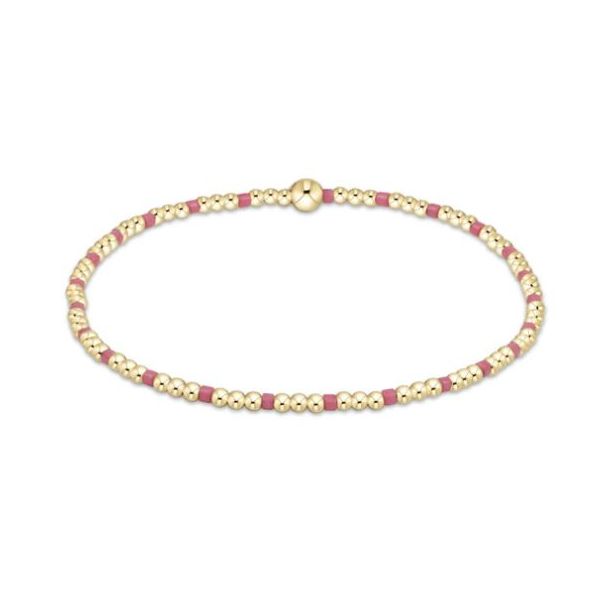 ENEWTON EGIRL HOPE SINCERITY PATTERN, 2MM BEAD BRACELET, BRIGHT PINK Puckett's Fine Jewelry Benton, KY
