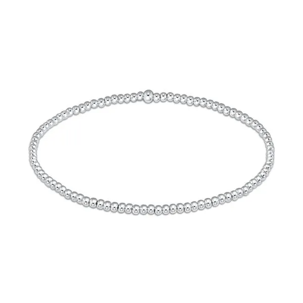 E NEWTON EXTENDS--CLASSIC STERLING 2MM BEAD BRACELET Puckett's Fine Jewelry Benton, KY