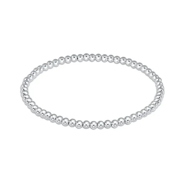 E NEWTON CLASSIC STERLING 3MM BEAD BRACELET Puckett's Fine Jewelry Benton, KY