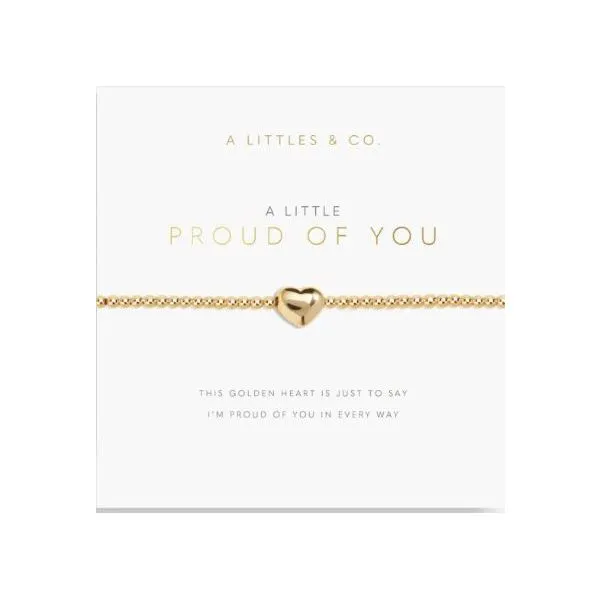 A LITTLE PROUD OF YOU GOLD STRETCH BRACELET Puckett's Fine Jewelry Benton, KY