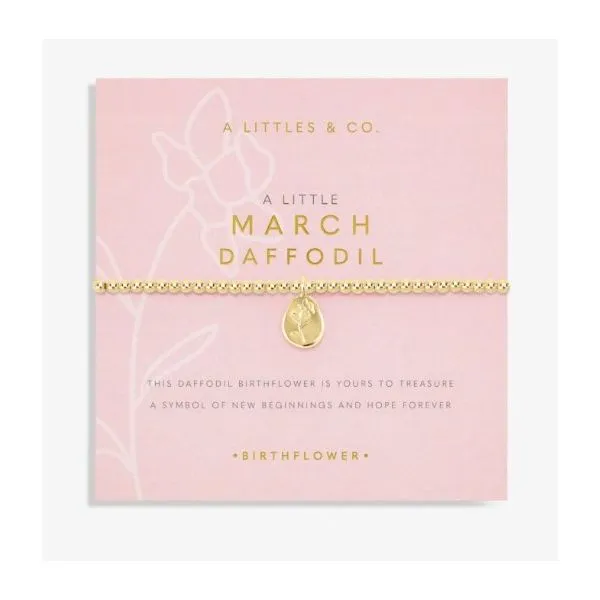 Katie Loxton Birth Flower March Bracelet Puckett's Fine Jewelry Benton, KY