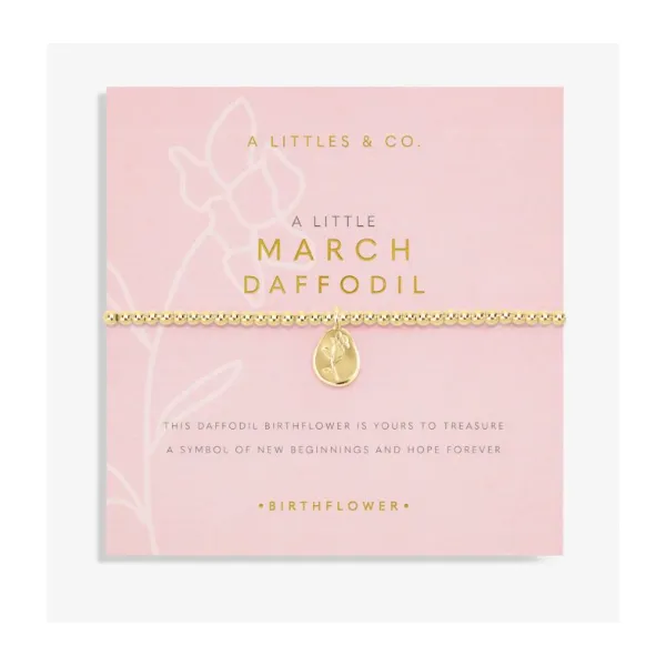 Katie Loxton Birth Flower March Bracelet Puckett's Fine Jewelry Benton, KY