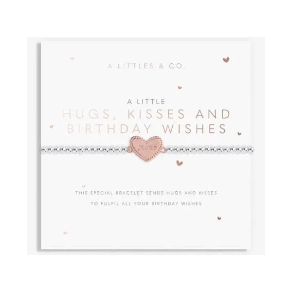 A Little Hugs and Kisses And Birthday Wishes Bracelet, Silver Tone Puckett's Fine Jewelry Benton, KY