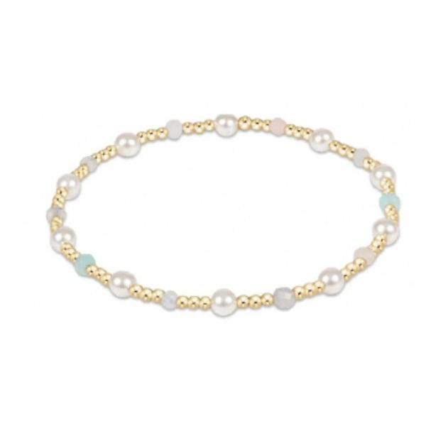 ENEWTON PEARL SINCERITY PATTERN 4MM BEAD BRACELET- HOT MESS SS25 Puckett's Fine Jewelry Benton, KY
