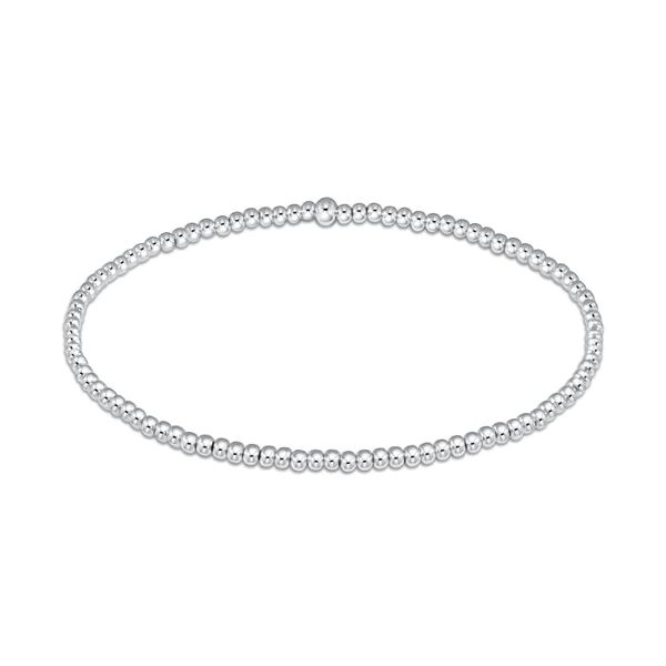 E NEWTON EXTENDS--CLASSIC STERLING 2MM BEAD BRACELET Puckett's Fine Jewelry Benton, KY