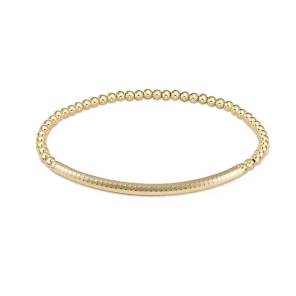 E NEWTON BLISS BAR GOLD --3MM BRACELET Puckett's Fine Jewelry Benton, KY