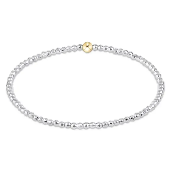 ENEWTON EGIRL BRIGHT SILVER FACETED HEMATITE 2MM BEAD BRACELET Puckett's Fine Jewelry Benton, KY