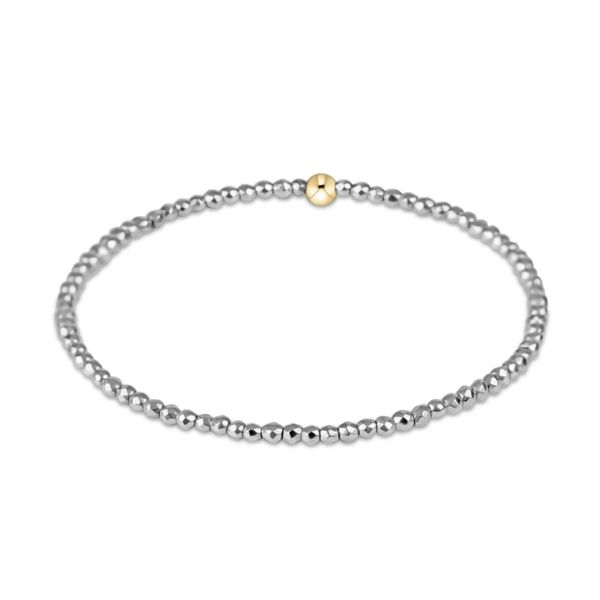 ENEWTON EXTENDS - SILVER FACETED HEMATITE 2MM BEAD BRACELET Puckett's Fine Jewelry Benton, KY