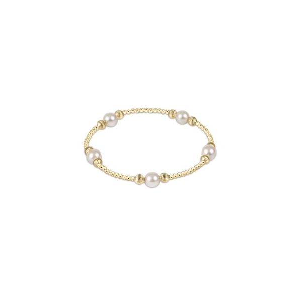 ENEWTON PURPOSE DIGNITY PEARL 6MM BEAD BRACELET -MIXED METAL Puckett's Fine Jewelry Benton, KY