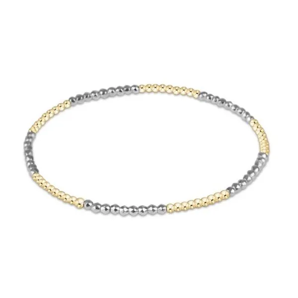 ENEWTON BRACELET - BLISSFUL PATTERN 2MM BEAD BRACELET- BRIGHT SILVER FACETED HEMATITE Puckett's Fine Jewelry Benton, KY