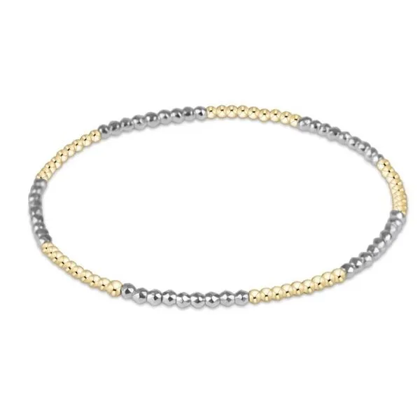 ENEWTON BRACELET - BLISSFUL PATTERN 2MM BEAD BRACELET- BRIGHT SILVER FACETED HEMATITE Puckett's Fine Jewelry Benton, KY