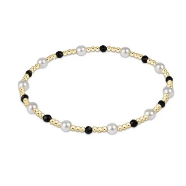 ENEWTON PEARL SINCERITY PATTERN 4MM BEAD BRACELET - FACETED ONYX Puckett's Fine Jewelry Benton, KY