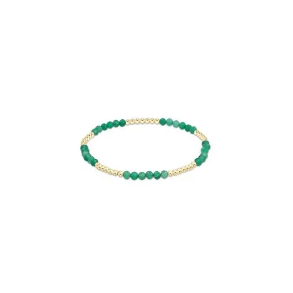 ENEWTON BLISSFUL PATTERN 2.5MM BEAD BRACELET - GREEN ONYX Puckett's Fine Jewelry Benton, KY