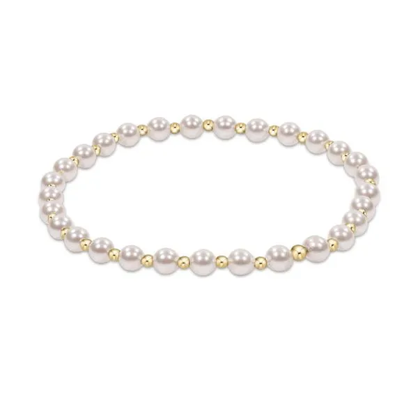 Enewton Classic Grateful Pattern 4mm Bead Bracelet - Pearl Puckett's Fine Jewelry Benton, KY