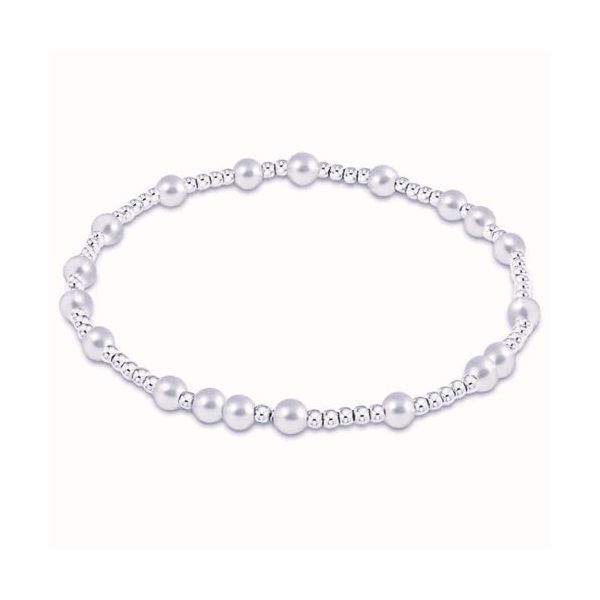 Enewton Classic Sincerity Pattern Sterling 4mm Bead Bracelet - Pearl Puckett's Fine Jewelry Benton, KY