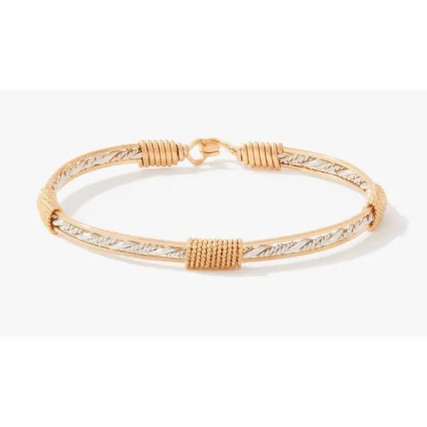 Ronaldo Wrapped In Love Bracelet, 14KY Gold Filled Artisan Wire, 7.5