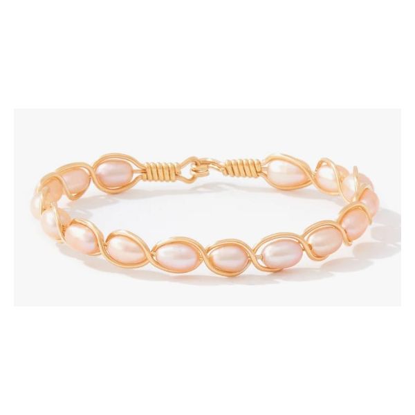 Ronaldo You Are My Sunshine - 7 Stones- 14KY Gold Filled Artisan Wire, Alternating Yellow/Navy Birthstones- 6.5" Puckett's Fine Jewelry Benton, KY