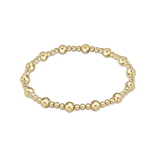Enewton Classic Serenity Pattern 5mm Bead Bracelet - Gold Puckett's Fine Jewelry Benton, KY