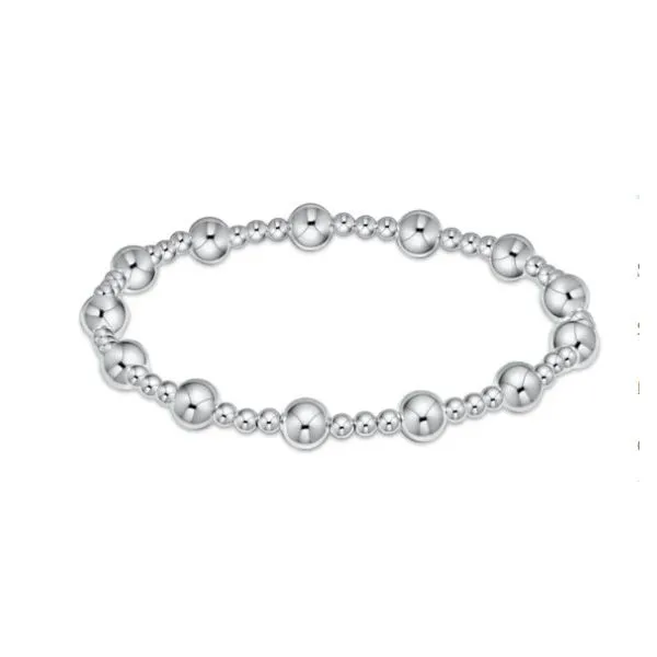 ENEWTON EXTENDS CLASSIC SINCERITY PATTERN 6MM BEAD BRACELET STERLING Puckett's Fine Jewelry Benton, KY