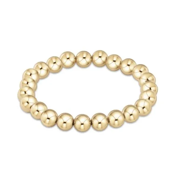 E NEWTON CLASSIC GOLD 8MM BEAD BRACELET Puckett's Fine Jewelry Benton, KY