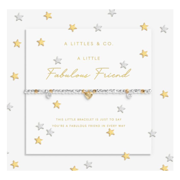 Katie Loxton Sparkle Confetti A Little 'Fabulous Friend' Bracelet In Silver And Gold-Tone Plating Puckett's Fine Jewelry Benton, KY