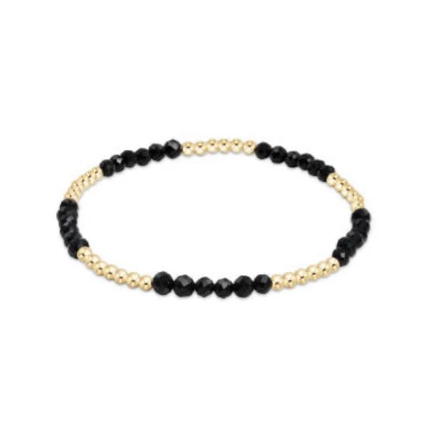 Enewton Blissfull Pattern 2.5mm Beaded Bracelet- Faceted Onyx Puckett's Fine Jewelry Benton, KY