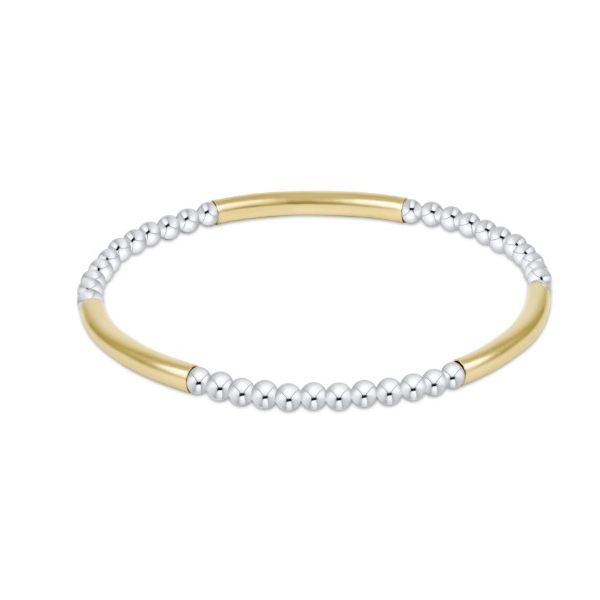 ENEWTON BLISS BAR PATTERN MIXED METAL 3MM BRACELET Puckett's Fine Jewelry Benton, KY