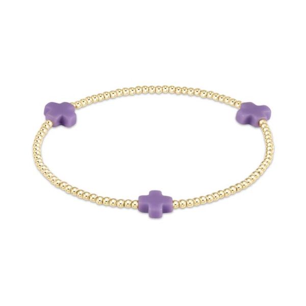 Enewton Signature Cross Gold Bracelet Purple Puckett's Fine Jewelry Benton, KY