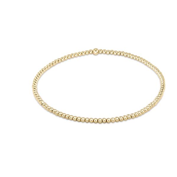 Enewton Extends Classic 2mm Gold Beaded Bracelet Puckett's Fine Jewelry Benton, KY