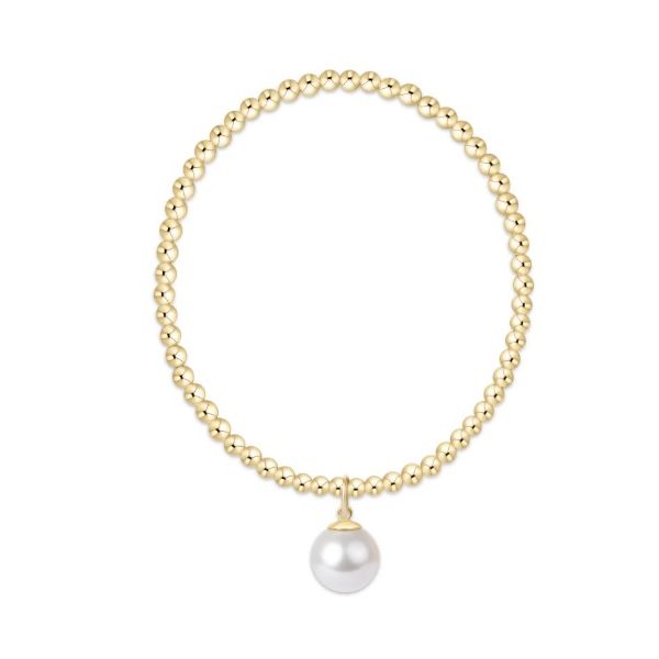 ENEWTON CLASSIC GOLD 3MM BRACELET - CLASSIC PEARL 10MM CHARM Puckett's Fine Jewelry Benton, KY